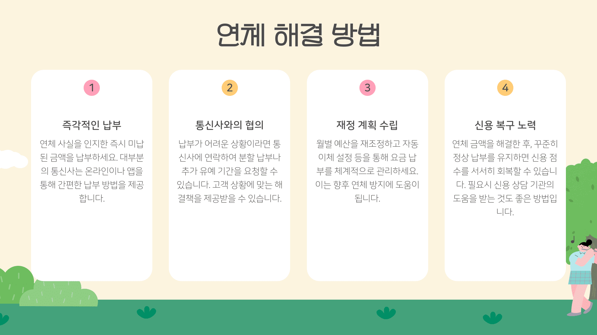 연체 해결 방법