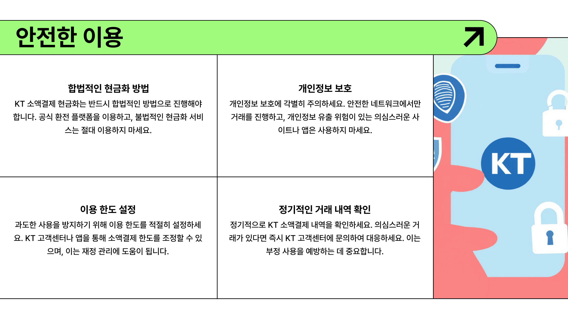 안전한 이용